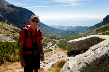 Tourist in Slovakian Mlynicka dolina © sitriel