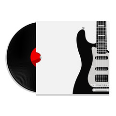 Fototapeta premium Vinyl record with cover