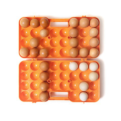 2017 laid chicken eggs in container