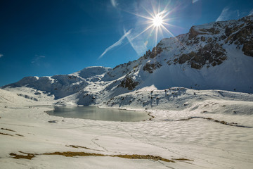 Le lac de l'Oronaye dans la vallée de l'Ubaye