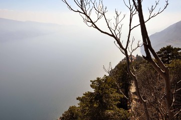 Obraz premium Strada di Provinziale 38 bei Tignale