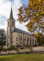 Church and castle in Useldingen