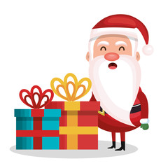 happy merry christmas card vector illustration design