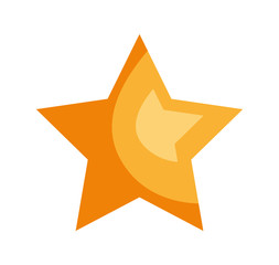 star christmas decoration isolated icon vector illustration design