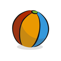 Obraz premium Pelota de playa