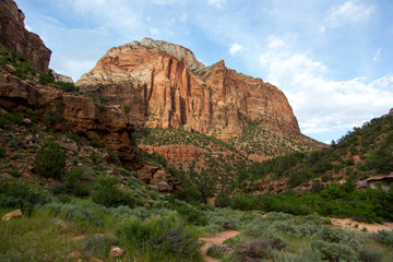 Rock formation in zion national park