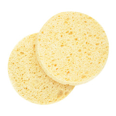 Cosmetic sponge for cleaning face isolate (clipping path)