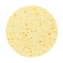 Cosmetic sponge for cleaning face isolate (clipping path)