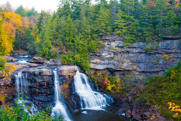 Blackwater Falls at sunrise