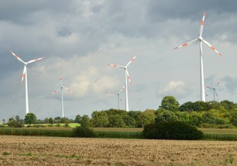 Wind Mühlen im Münsterland