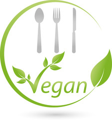 Vegetarisch, Essen, Restaurant, Logo