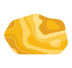 Mineral stone vector isolated