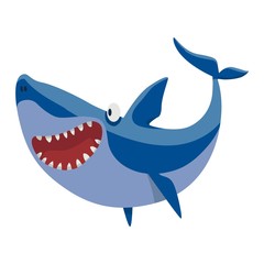 Vector shark character