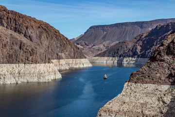 Black Canyon on the Colorado River at Hoover Dam