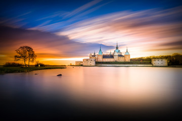 Fortress in sunset