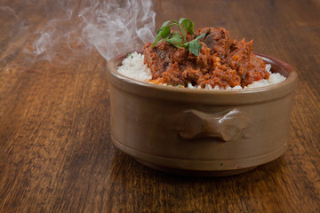 Fatta is a traditional dish in Egypt
