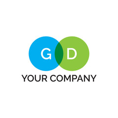 simple initial two circle GD