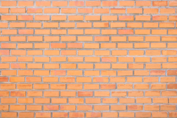 Red brick wall texture details background. House, shop, cafe and office design backdrop.