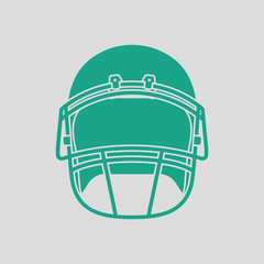 American football helmet icon