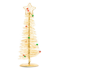 Gold Wire Christmas Tree