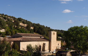 Fototapeta na wymiar San Miguel church of Pedraza, Segovia province, Castilla-Leon,