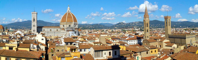 Fototapeta na wymiar Florence, Italy panorama 