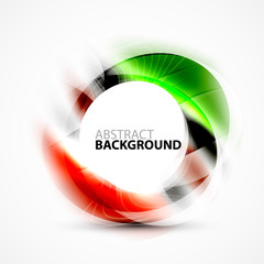 Vector abstract blurred swirl