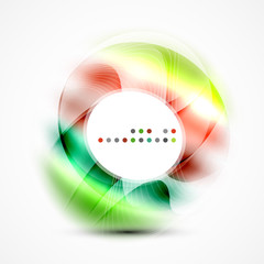 Vector abstract blurred swirl