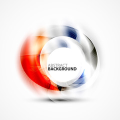 Colorful abstract circle banner