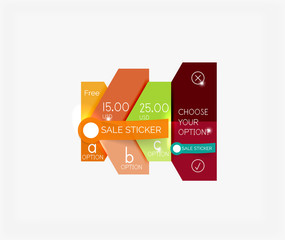 Paper infographic template