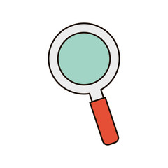 search magnifying glass isolated icon vector illustration design