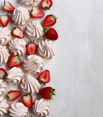 Strawberry meringue