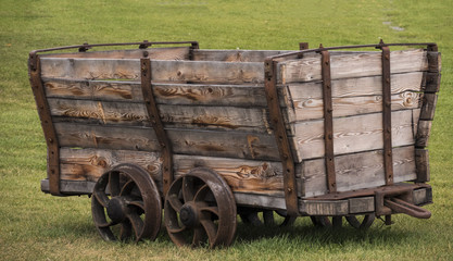 Rusty Wooden Wagon-Canada
An old, rusty cart on a grassy field.