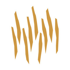 Wood pulp or wood fibers flat color icon for apps and websites