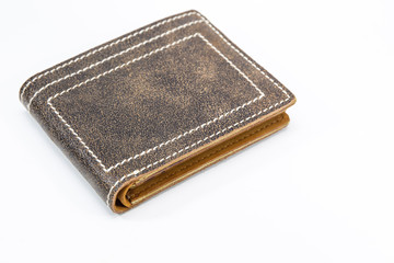 Leather wallet.