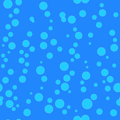 Water bubbles pattern. Seamless vector background