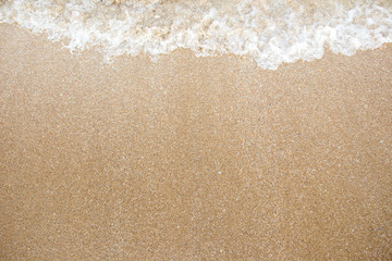 Small wave at the beach background.