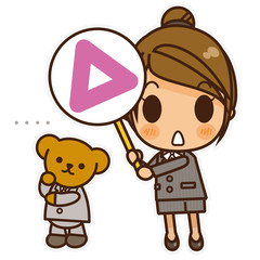 オンナノコ 制服スーツ(グレー) 三角