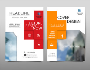 Geometric Annual report on background.Brochure template layout, cover design, annual report,magazine,Leaflet,presentation background, flyer design. and booklet in A4 with Vector Illustration.