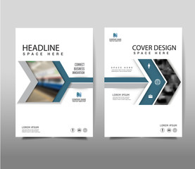 Arrow symbol brochure template layout, cover design, annual report,magazine,Leaflet,presentation background, flyer design. and booklet in A4 with Vector Illustration.arrow shapes on background