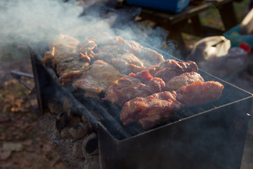 Grilling Meat