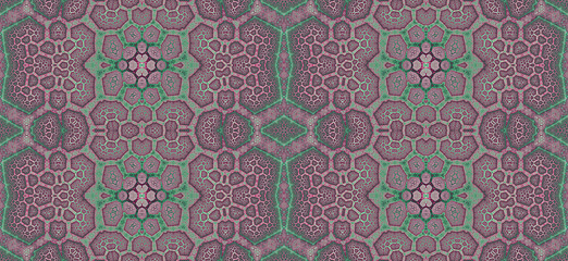 Abstract fractal high resolution seamless pattern background ideal for carpets, tapestries, fabric and wallpapers with a detailed branching interconnected pattern 