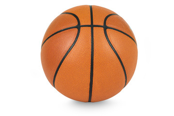 Basketball isolated on white background