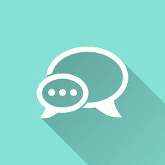 Obraz premium Chatting - vector icon.