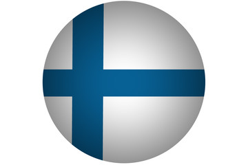 3D Finland flag ,Finland national flag illustration symbol.