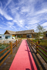 Obraz premium wooden houses