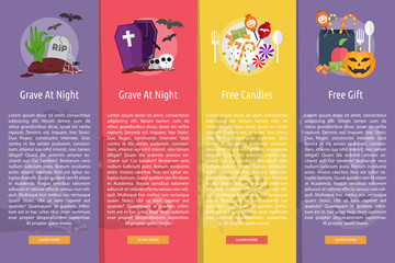 Halloween Vertical Banner Concept