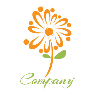 Abstract daisy logo