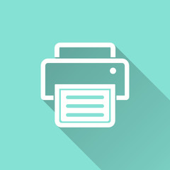 Printer - vector icon.