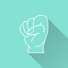 Hand - vector icon.
